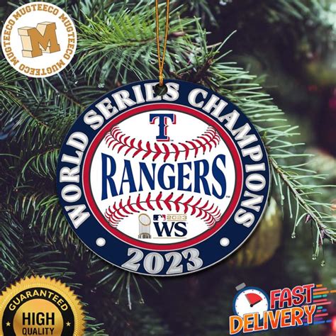 texas rangers world series trophy ornament